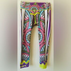 EUC Fiber Colombian Leggings High Waist, Butt Lifting, Workout (one size)